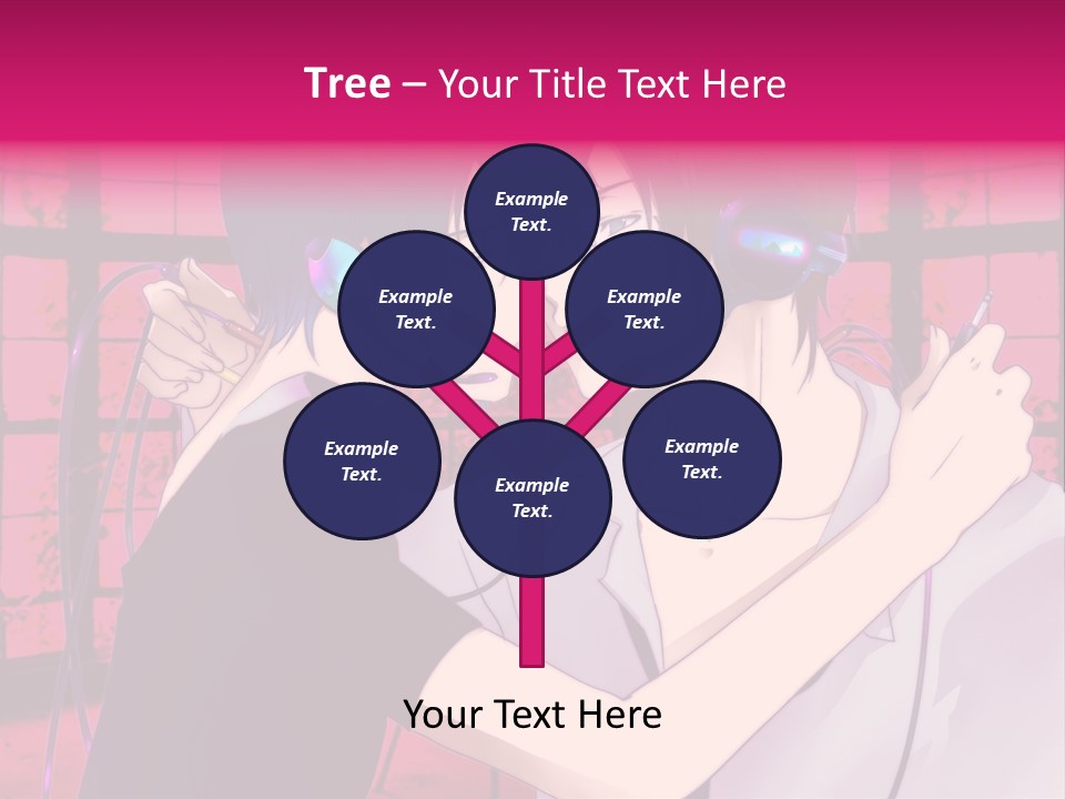 A Couple Kissing With Headphones In Front Of A Window PowerPoint Template