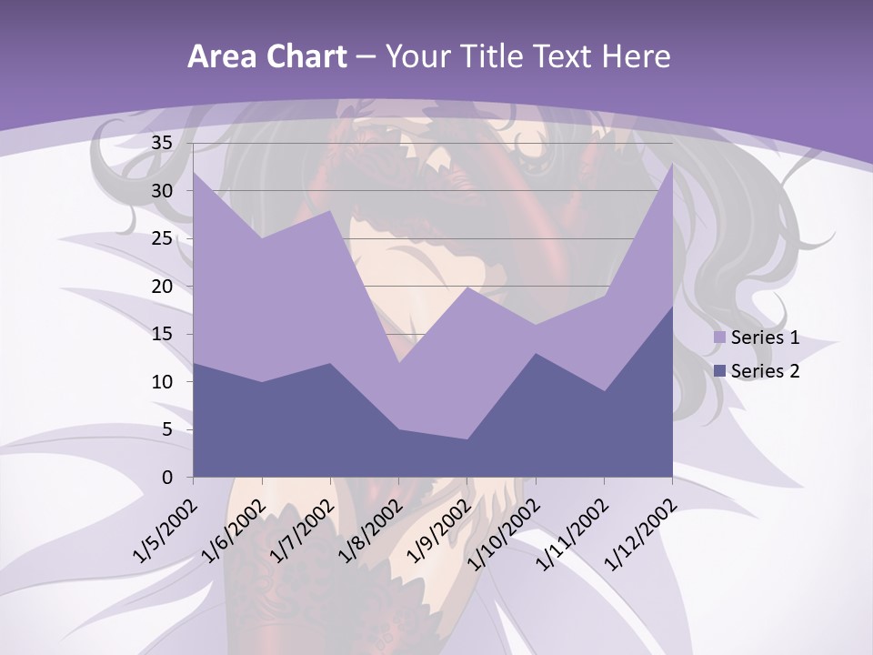 A Sexy Woman In Lingerie With Long Black Hair PowerPoint Template