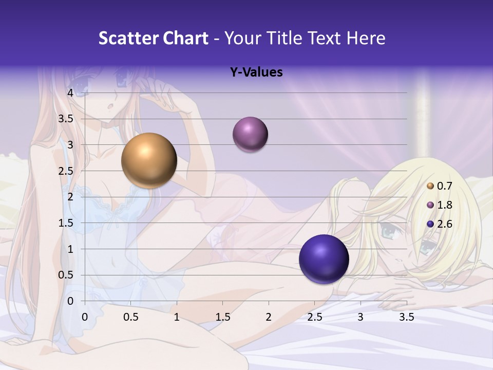 A Couple Of Women Laying On Top Of A Bed PowerPoint Template