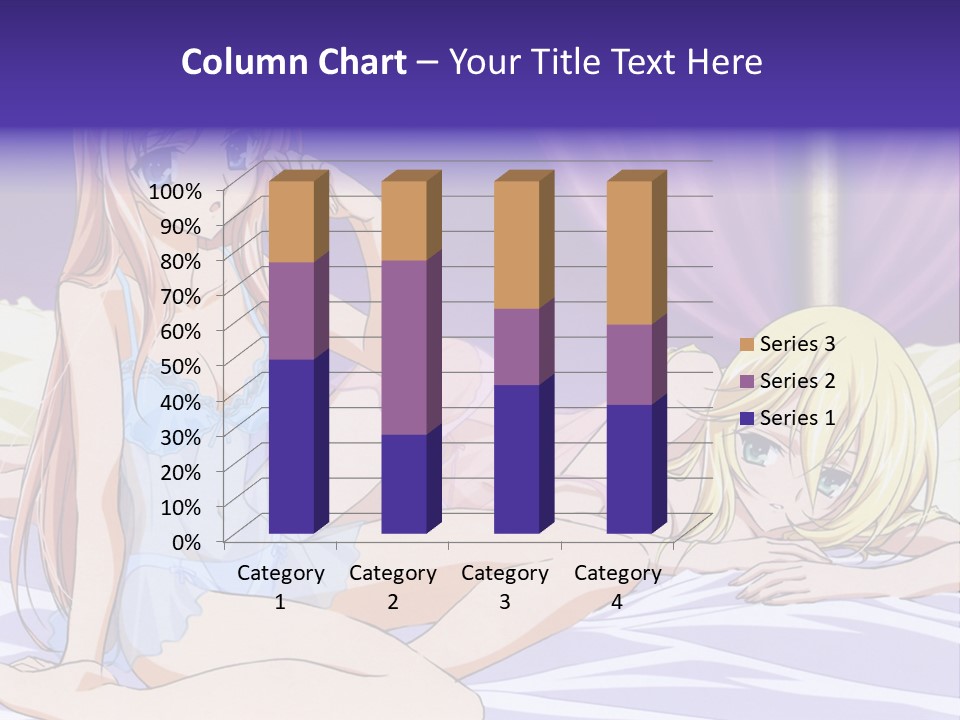 A Couple Of Women Laying On Top Of A Bed PowerPoint Template