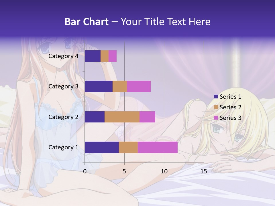 A Couple Of Women Laying On Top Of A Bed PowerPoint Template