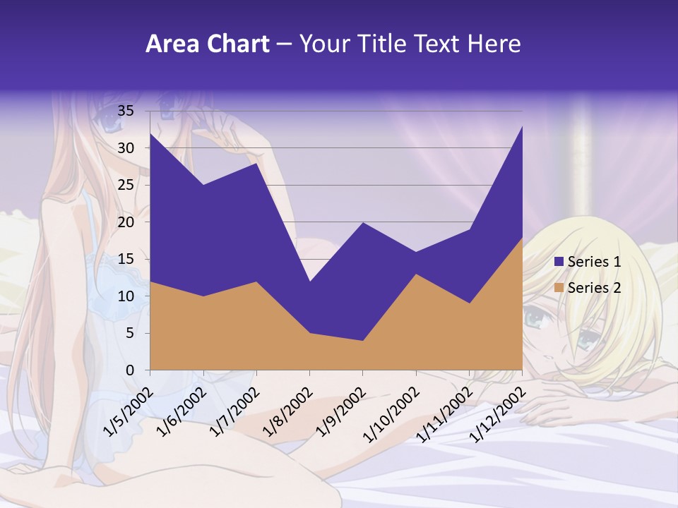 A Couple Of Women Laying On Top Of A Bed PowerPoint Template