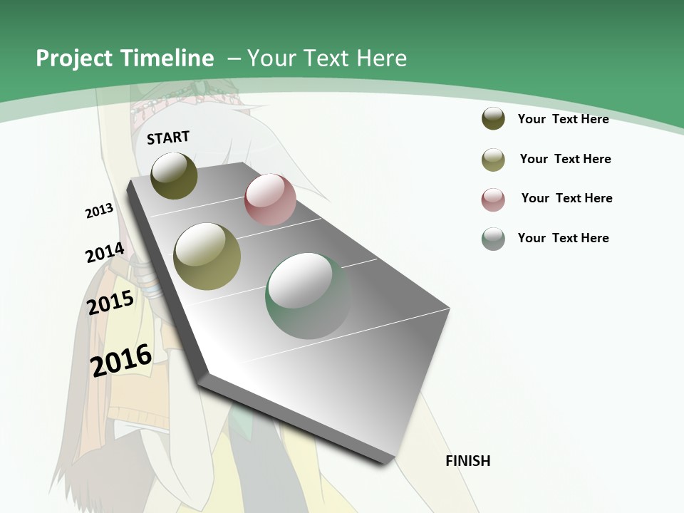 A Couple Of Anime Characters With A Green Background PowerPoint Template