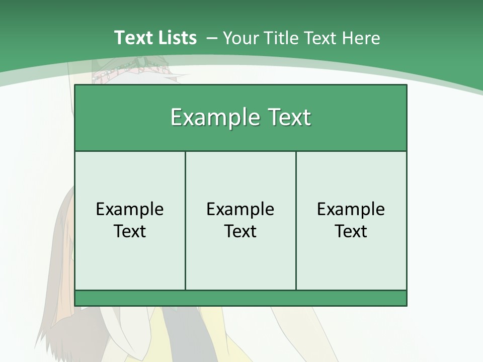 A Couple Of Anime Characters With A Green Background PowerPoint Template