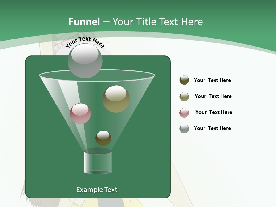 A Couple Of Anime Characters With A Green Background PowerPoint Template
