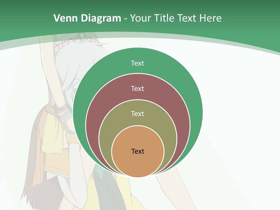 A Couple Of Anime Characters With A Green Background PowerPoint Template