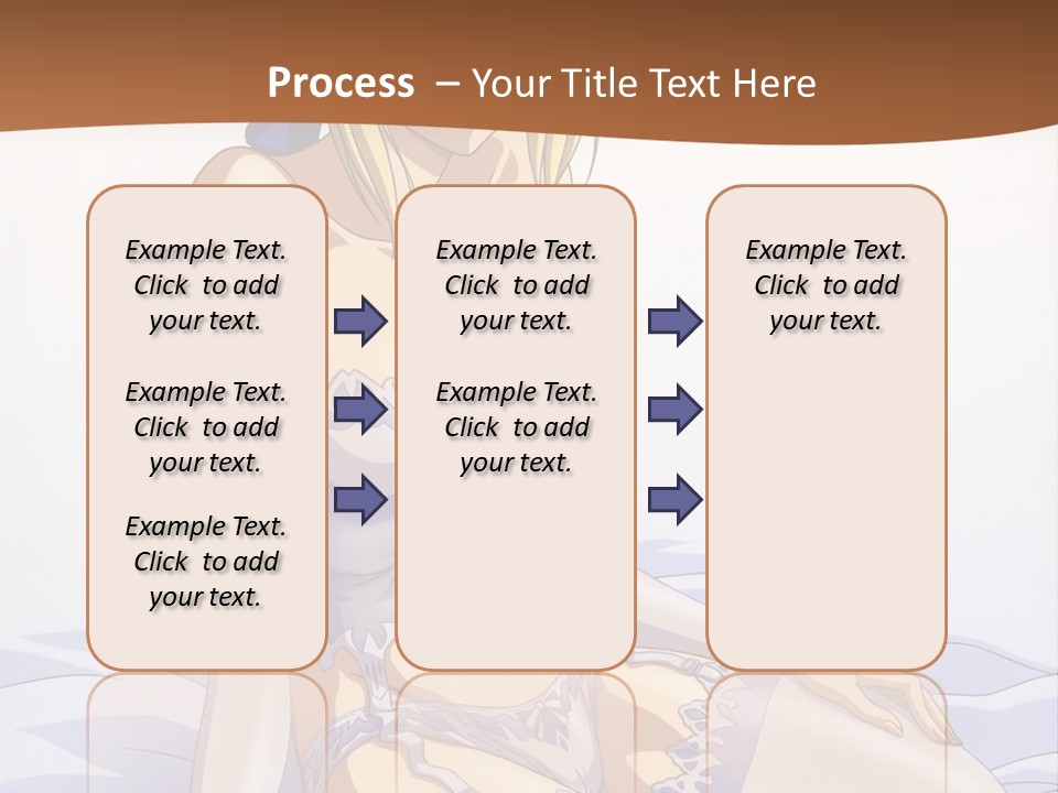 A Woman In Lingerie Sitting On A Bed PowerPoint Template