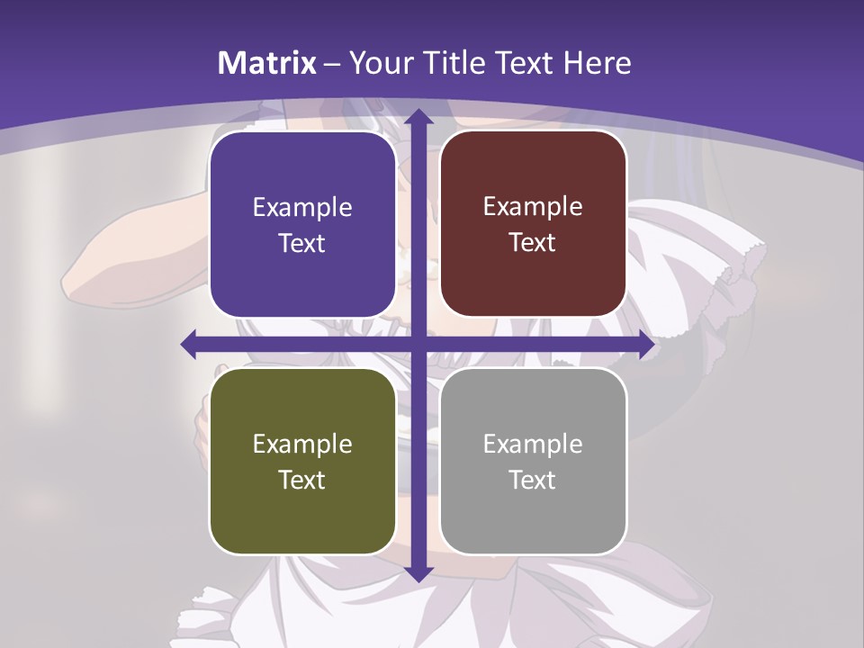 A Woman Dressed In A Maid Outfit Holding A Whisk PowerPoint Template