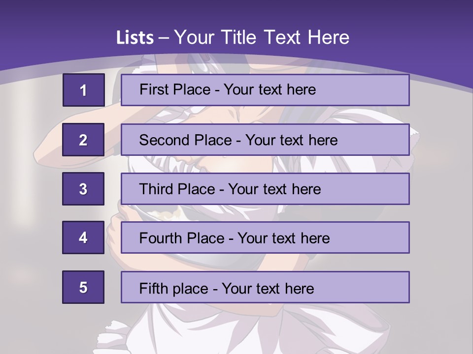 A Woman Dressed In A Maid Outfit Holding A Whisk PowerPoint Template