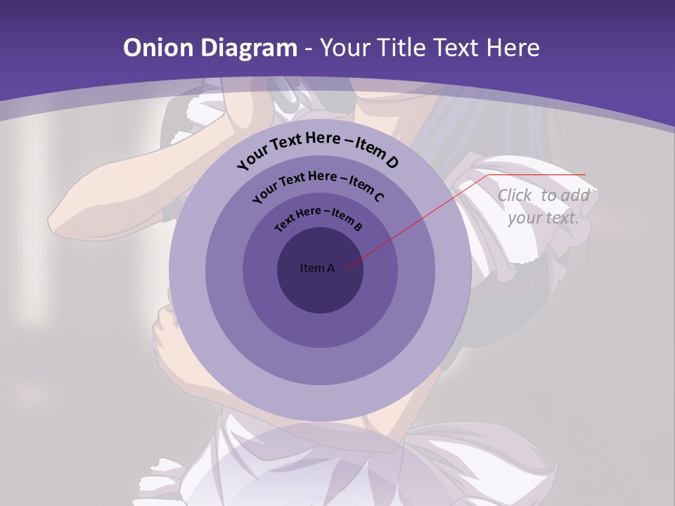 A Woman Dressed In A Maid Outfit Holding A Whisk PowerPoint Template