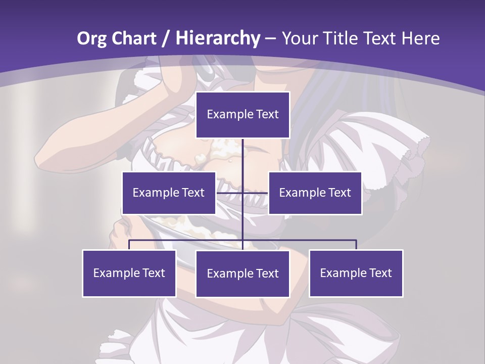 A Woman Dressed In A Maid Outfit Holding A Whisk PowerPoint Template