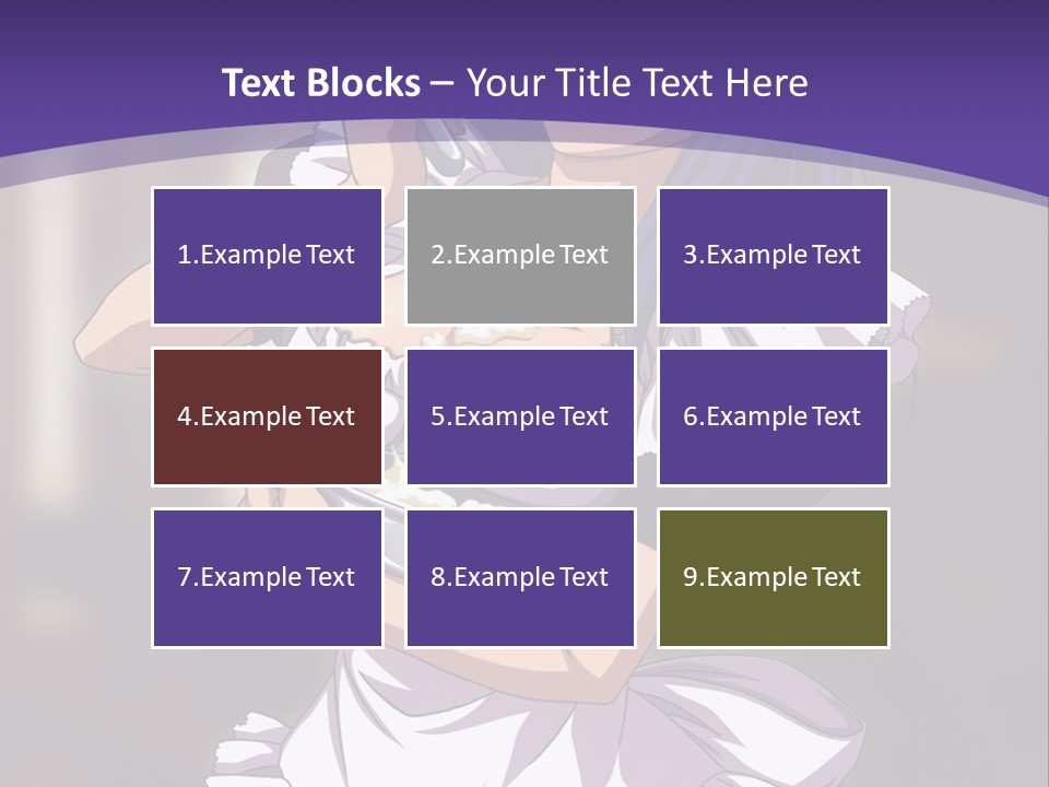 A Woman Dressed In A Maid Outfit Holding A Whisk PowerPoint Template