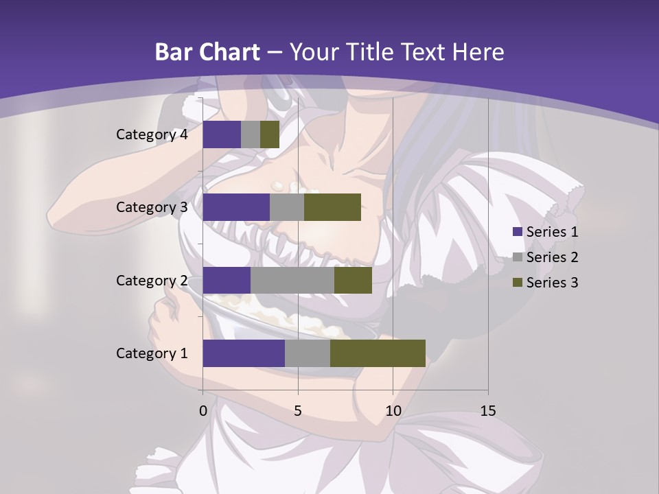 A Woman Dressed In A Maid Outfit Holding A Whisk PowerPoint Template