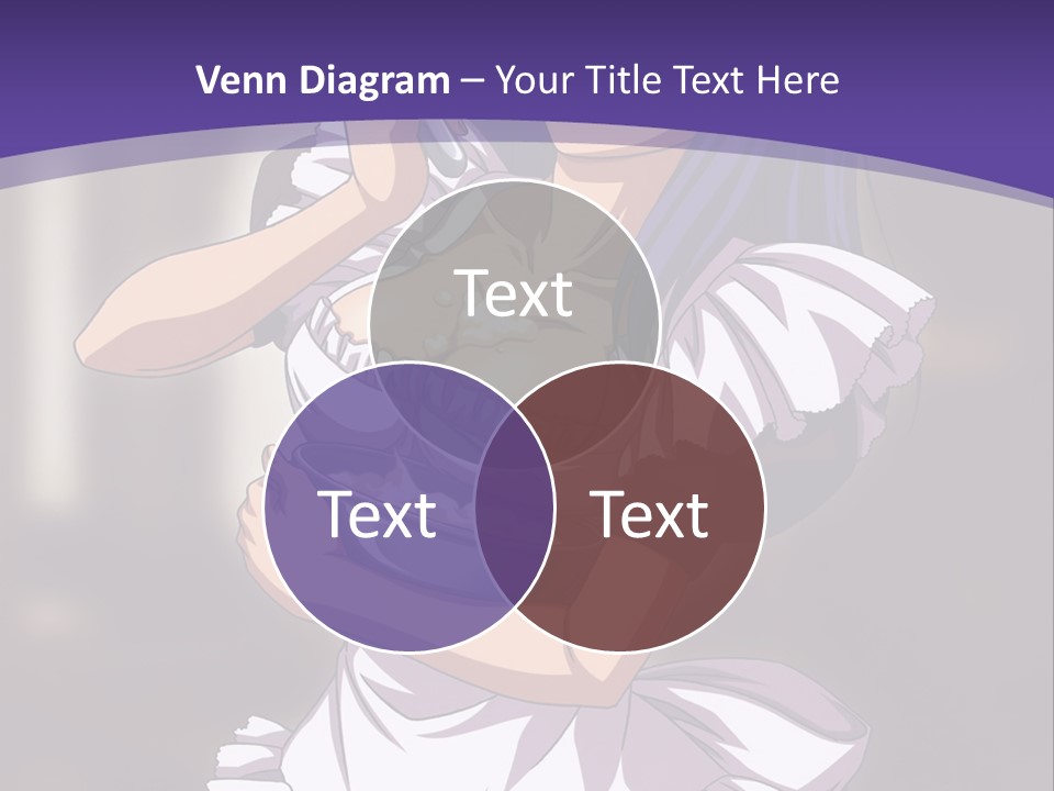 A Woman Dressed In A Maid Outfit Holding A Whisk PowerPoint Template