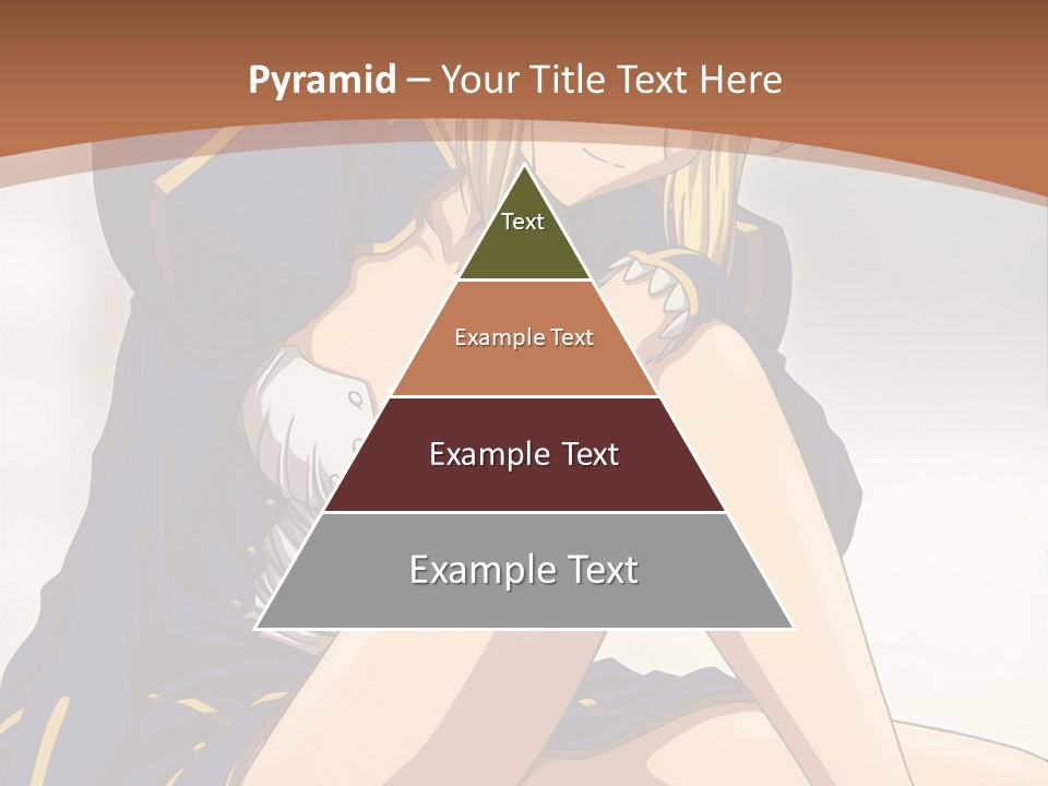 A Woman In A Blue Dress Sitting On A Bed PowerPoint Template