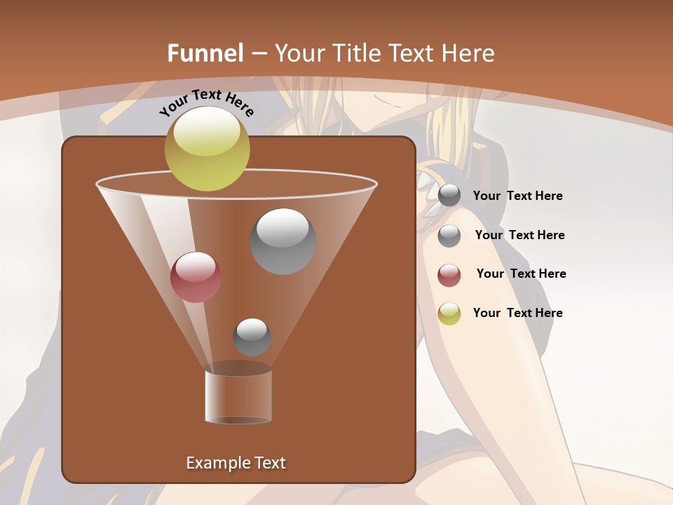 A Woman In A Blue Dress Sitting On A Bed PowerPoint Template