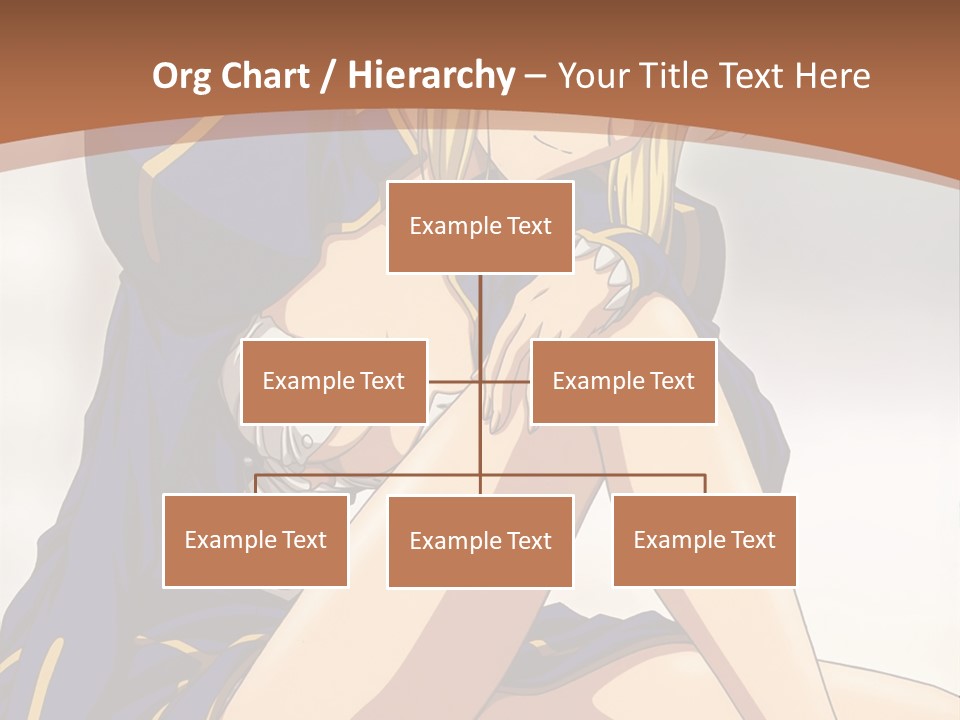 A Woman In A Blue Dress Sitting On A Bed PowerPoint Template