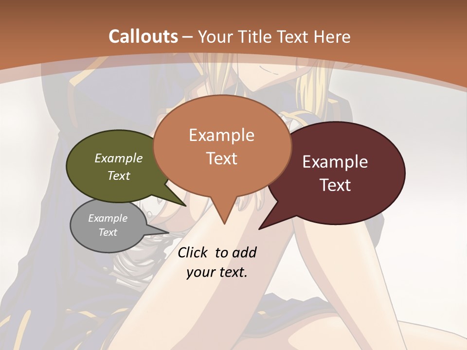 A Woman In A Blue Dress Sitting On A Bed PowerPoint Template