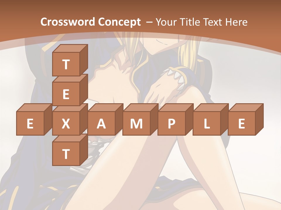 A Woman In A Blue Dress Sitting On A Bed PowerPoint Template