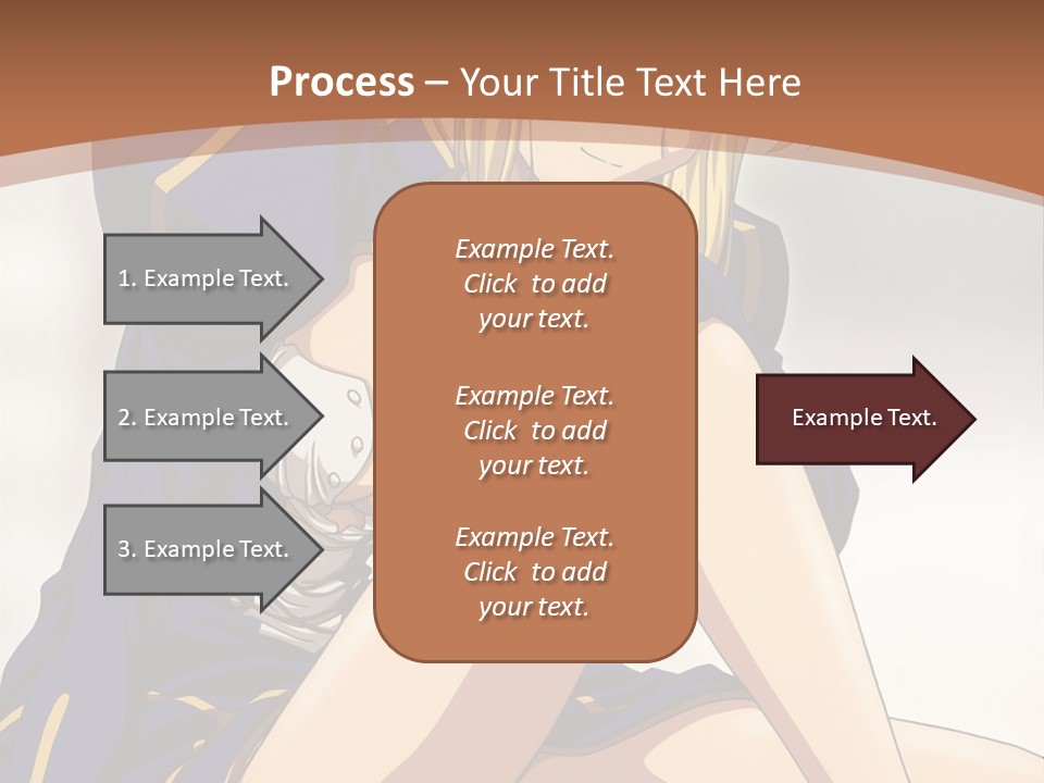 A Woman In A Blue Dress Sitting On A Bed PowerPoint Template