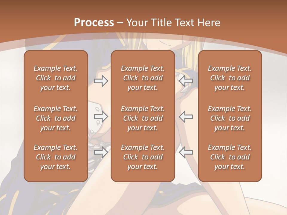 A Woman In A Blue Dress Sitting On A Bed PowerPoint Template