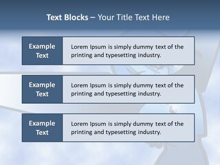 A Woman Holding A Sign With A Sky Background PowerPoint Template