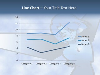 A Woman Holding A Sign With A Sky Background PowerPoint Template