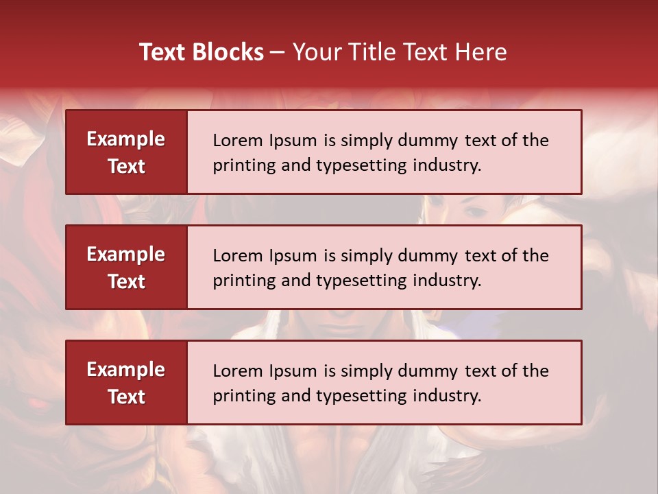 A Group Of Anime Characters With A Red Background PowerPoint Template