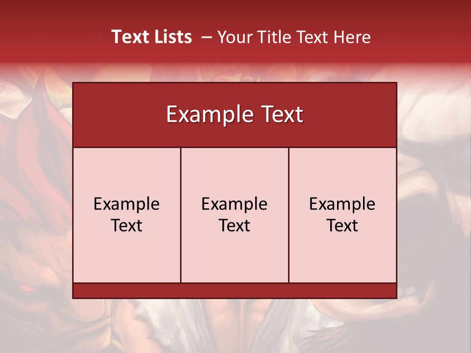 A Group Of Anime Characters With A Red Background PowerPoint Template