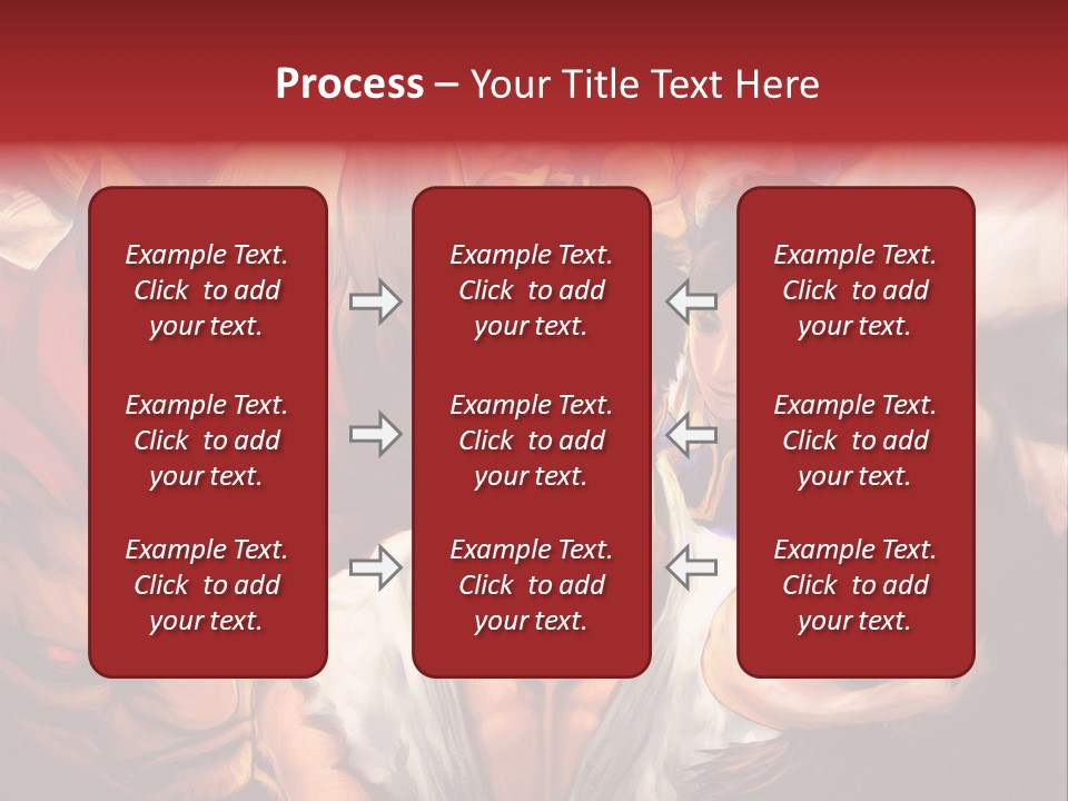 A Group Of Anime Characters With A Red Background PowerPoint Template