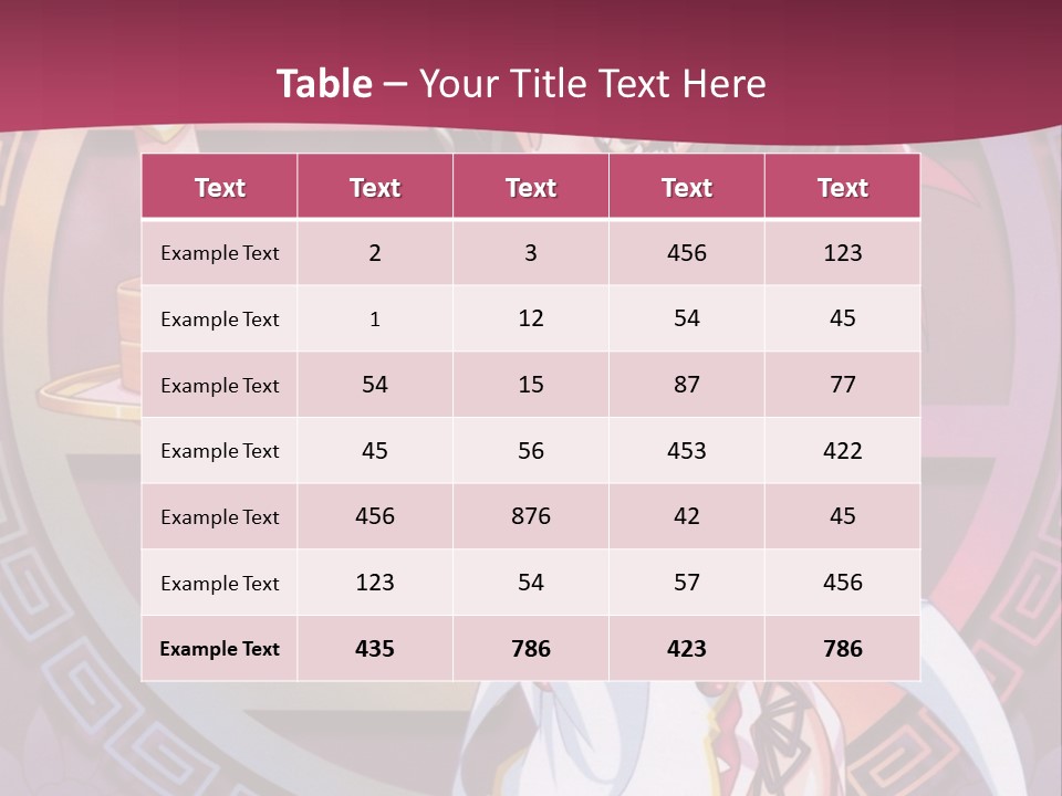 A Woman In A Pink Dress Holding A Tray Of Food PowerPoint Template