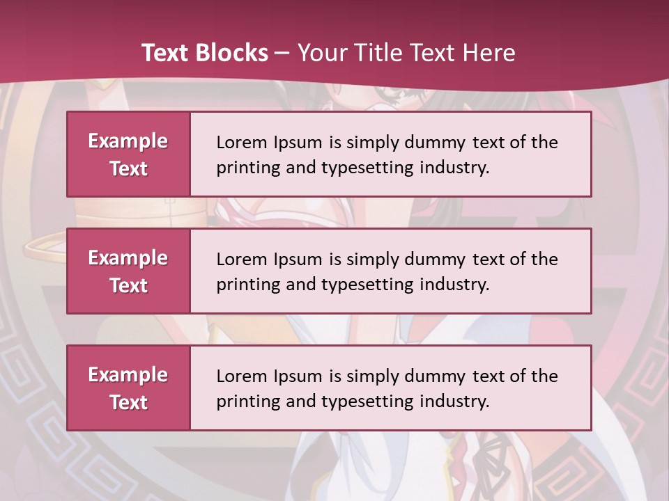 A Woman In A Pink Dress Holding A Tray Of Food PowerPoint Template