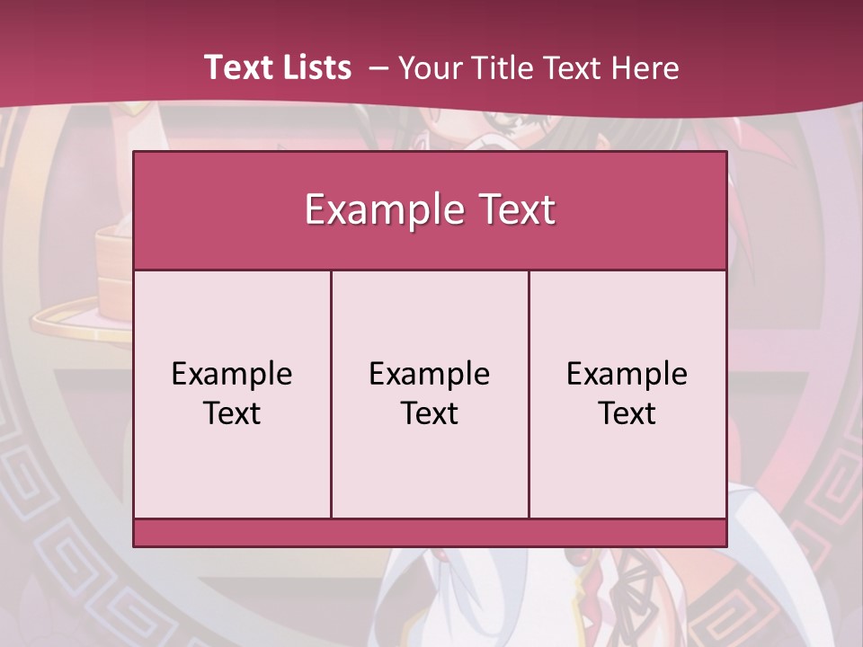 A Woman In A Pink Dress Holding A Tray Of Food PowerPoint Template