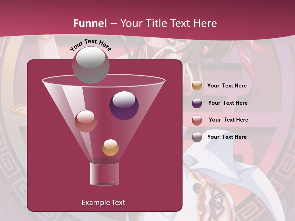 A Woman In A Pink Dress Holding A Tray Of Food PowerPoint Template