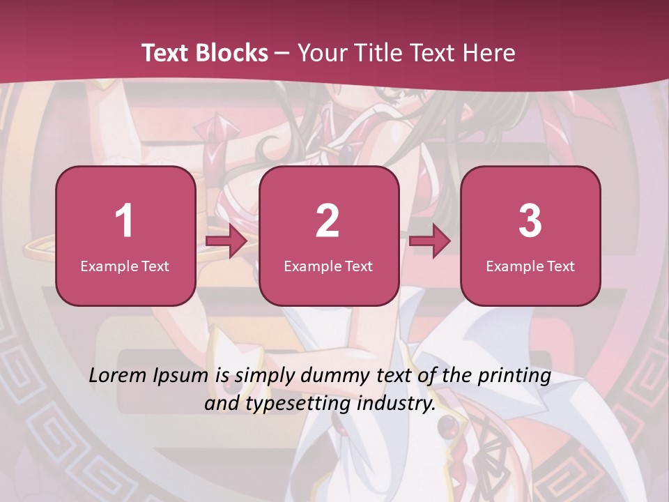 A Woman In A Pink Dress Holding A Tray Of Food PowerPoint Template