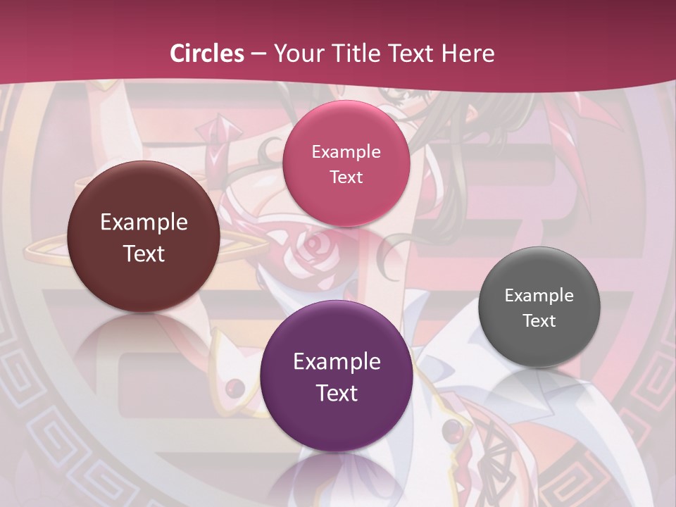 A Woman In A Pink Dress Holding A Tray Of Food PowerPoint Template