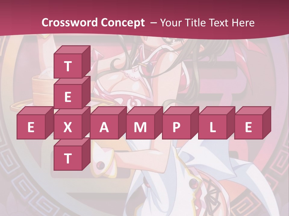 A Woman In A Pink Dress Holding A Tray Of Food PowerPoint Template