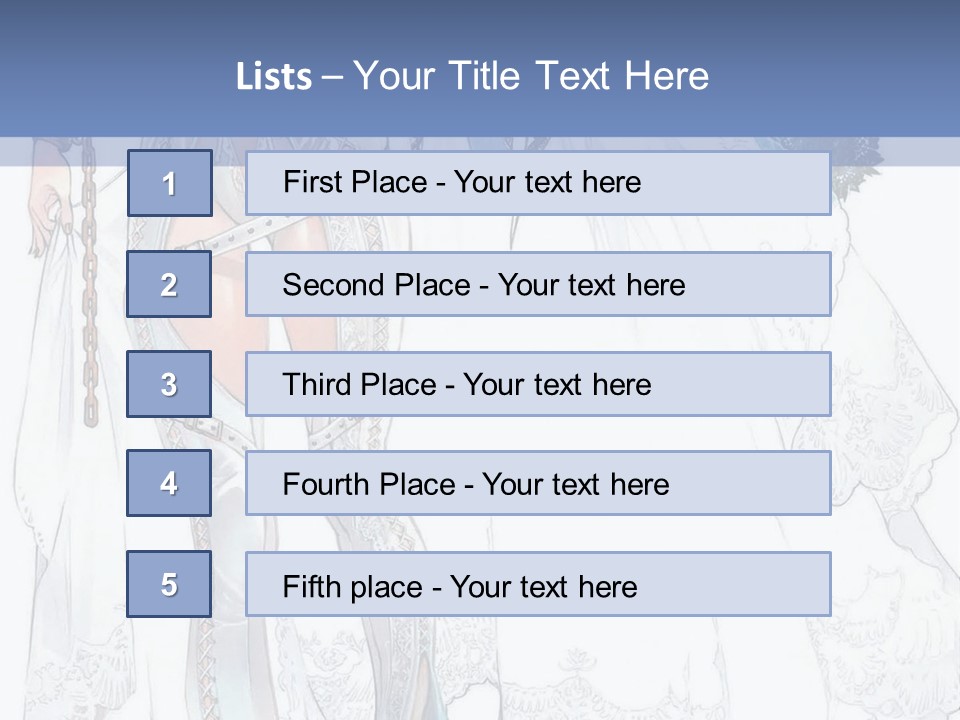 A Woman In A Wedding Dress With A Veil On Her Head PowerPoint Template