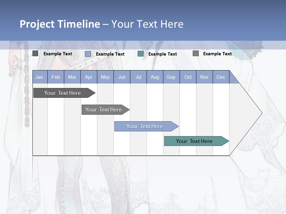 A Woman In A Wedding Dress With A Veil On Her Head PowerPoint Template