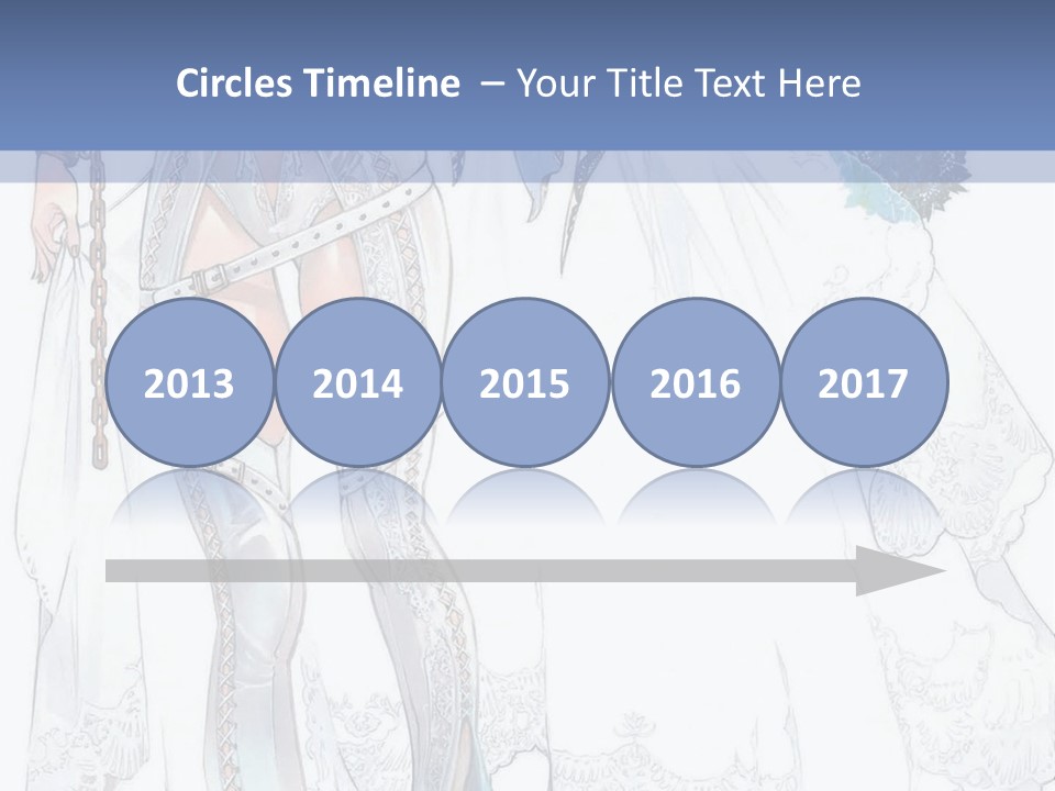 A Woman In A Wedding Dress With A Veil On Her Head PowerPoint Template