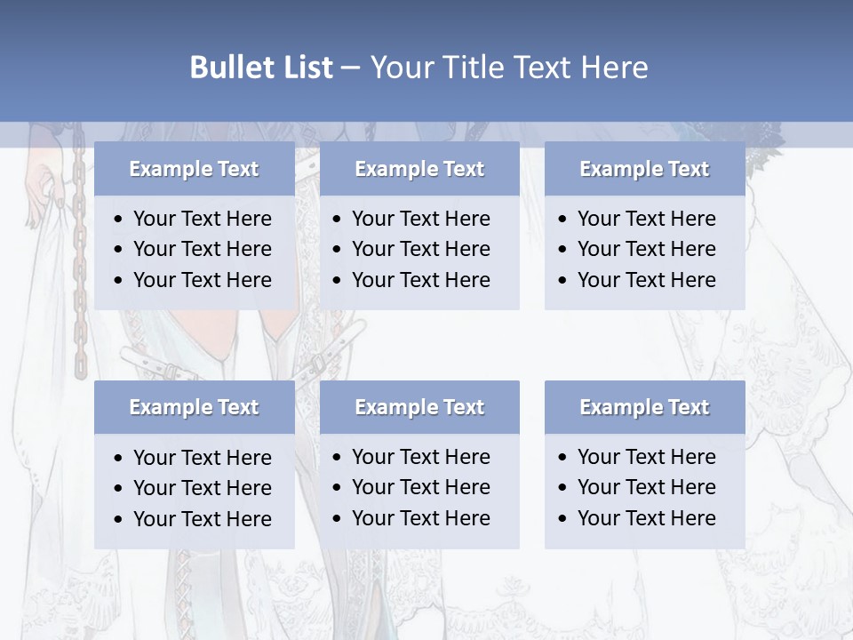 A Woman In A Wedding Dress With A Veil On Her Head PowerPoint Template