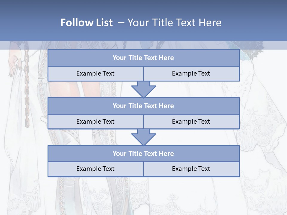 A Woman In A Wedding Dress With A Veil On Her Head PowerPoint Template