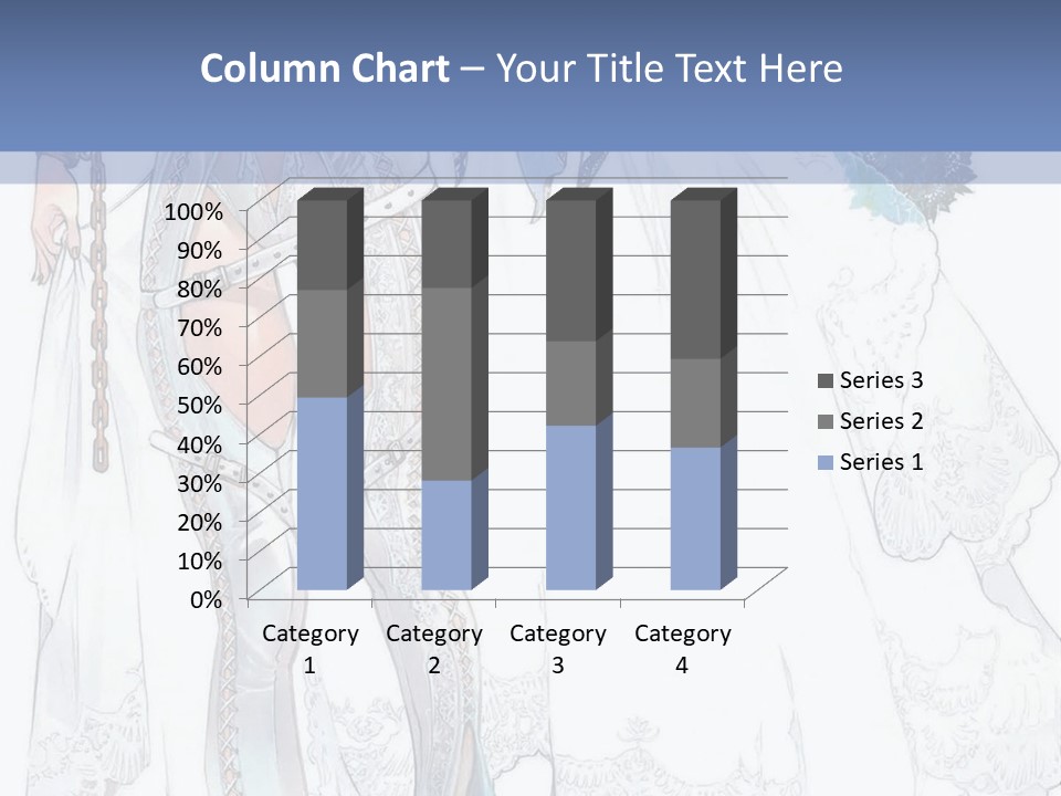 A Woman In A Wedding Dress With A Veil On Her Head PowerPoint Template