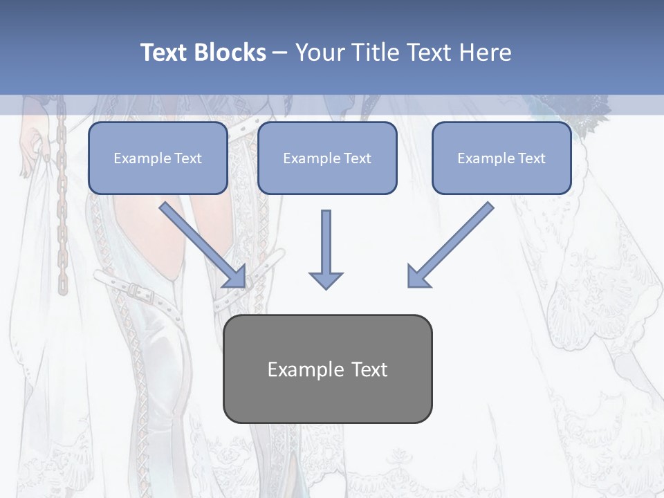 A Woman In A Wedding Dress With A Veil On Her Head PowerPoint Template