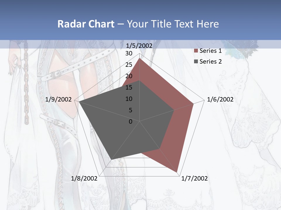 A Woman In A Wedding Dress With A Veil On Her Head PowerPoint Template