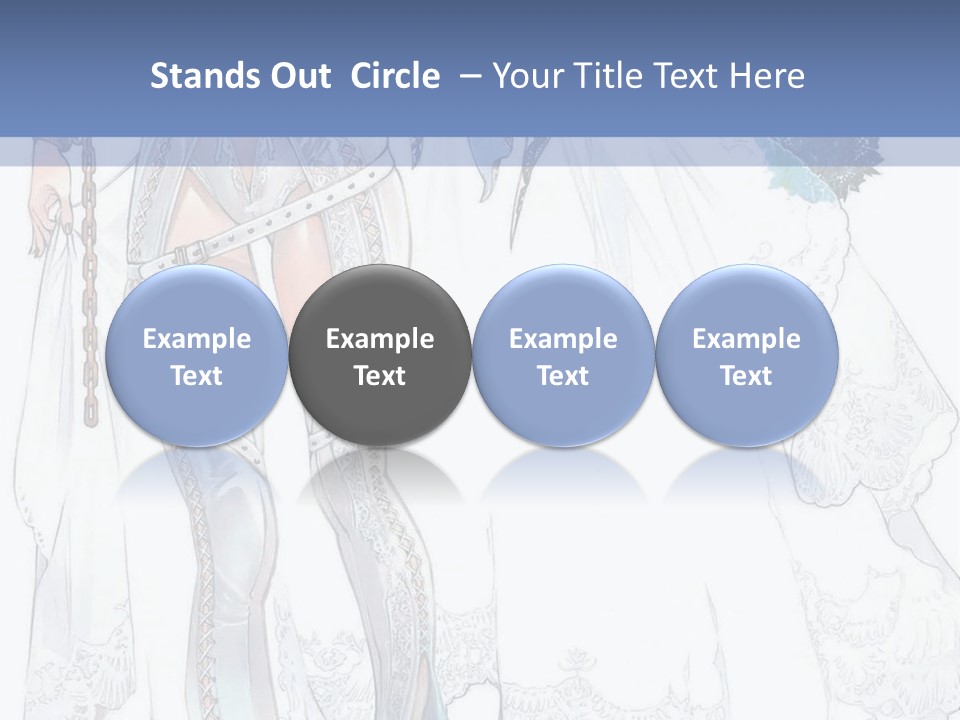 A Woman In A Wedding Dress With A Veil On Her Head PowerPoint Template