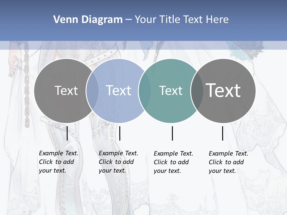 A Woman In A Wedding Dress With A Veil On Her Head PowerPoint Template
