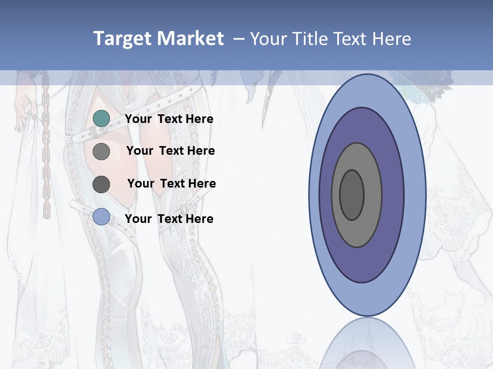 A Woman In A Wedding Dress With A Veil On Her Head PowerPoint Template