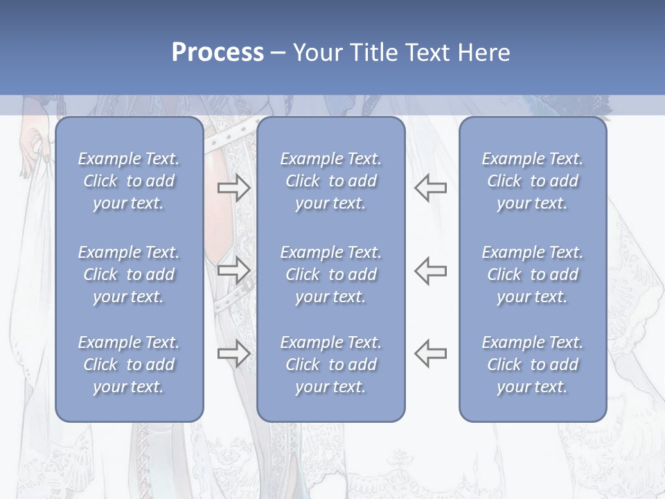 A Woman In A Wedding Dress With A Veil On Her Head PowerPoint Template
