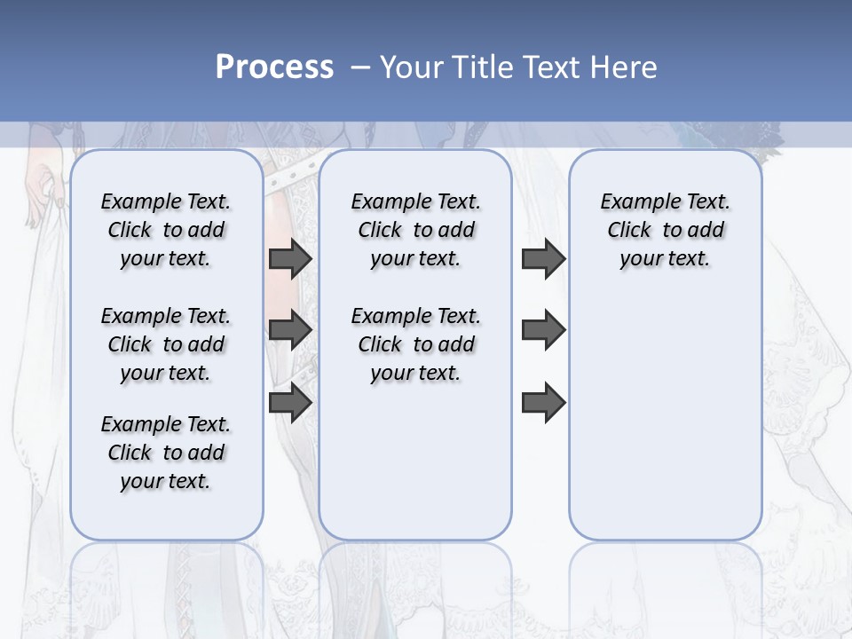 A Woman In A Wedding Dress With A Veil On Her Head PowerPoint Template